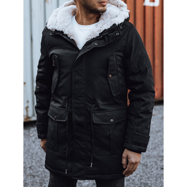 Pánska zimná bunda s kapucňou Dstreet TX4933 65767153