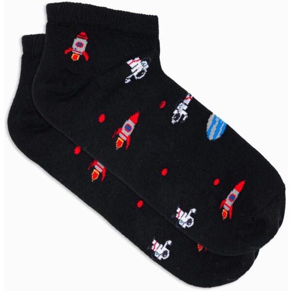 Buďchlap Veselé čierne ponožky Vesmír U177 26171541