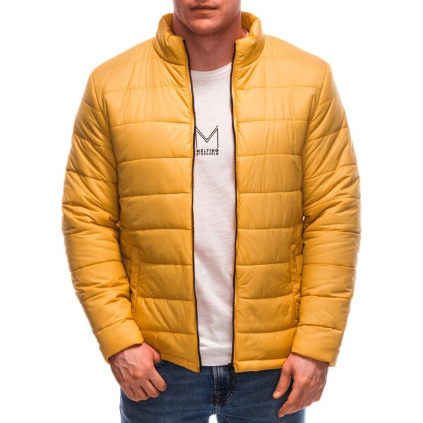 Buďchlap Horčicová prechodná bunda bez kapucne C526 46472119