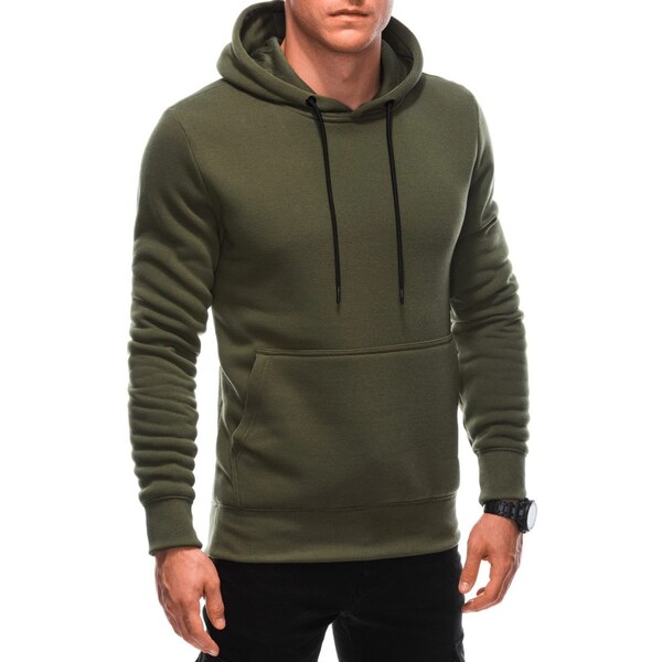 Inny Módna olivová mikina s kapucňou 22FW-018-V2 46154432