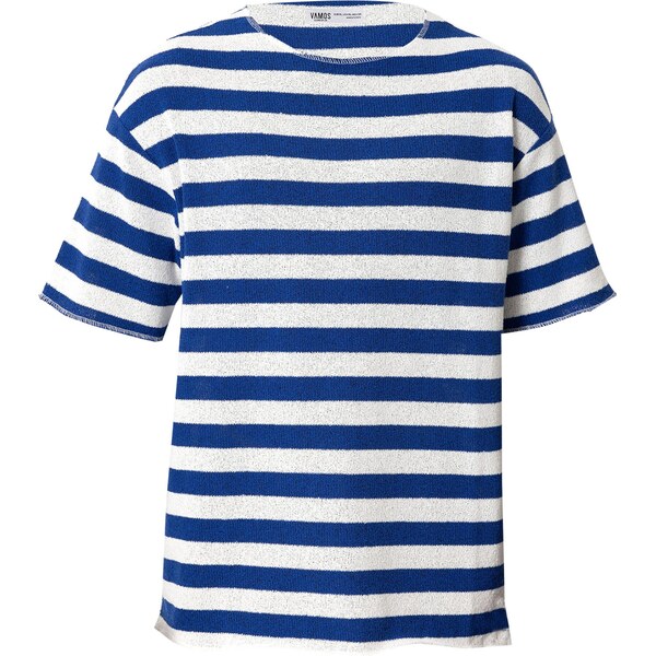 VAMOS CLO Tričko námornícka modrá / biela 60683311
