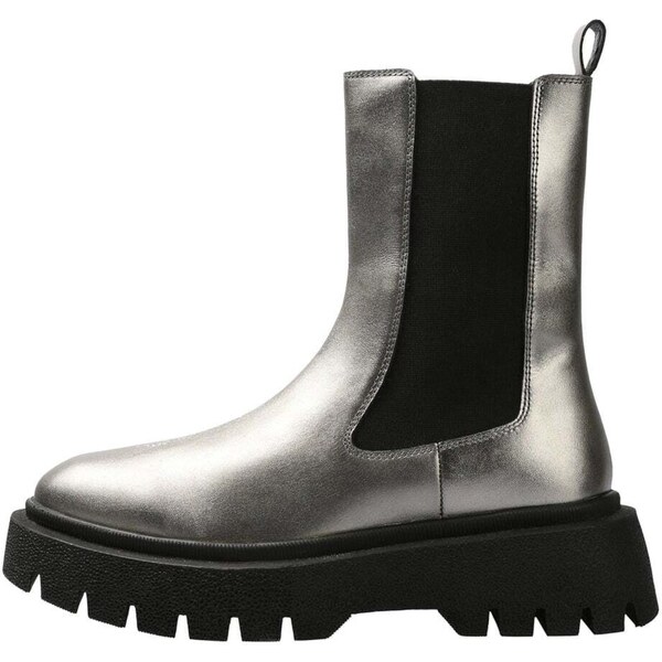 Scalpers Chelsea čižmy čierna / strieborná 62203531