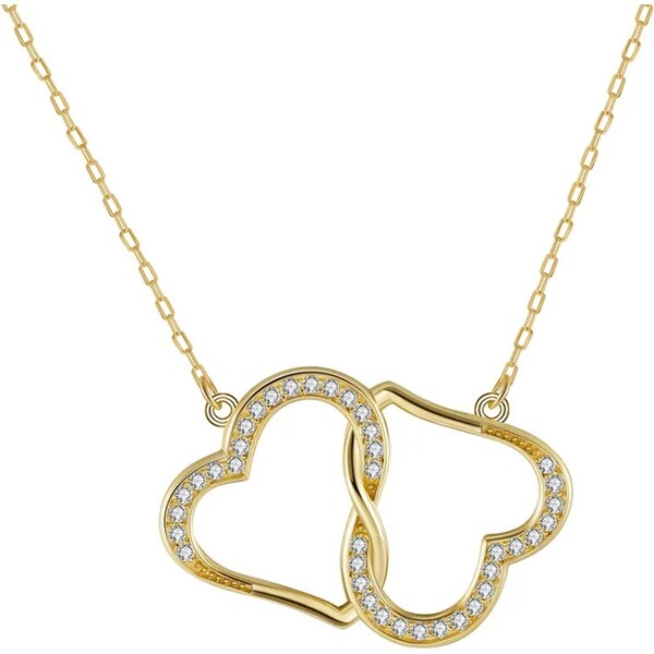 MAJYA Strieborná retiazka s príveskom TWIGGY pozlátená 11286 64582270