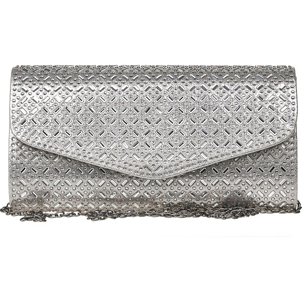 Verde Dámska listová kabelka 01-1888 Pewter 66593846