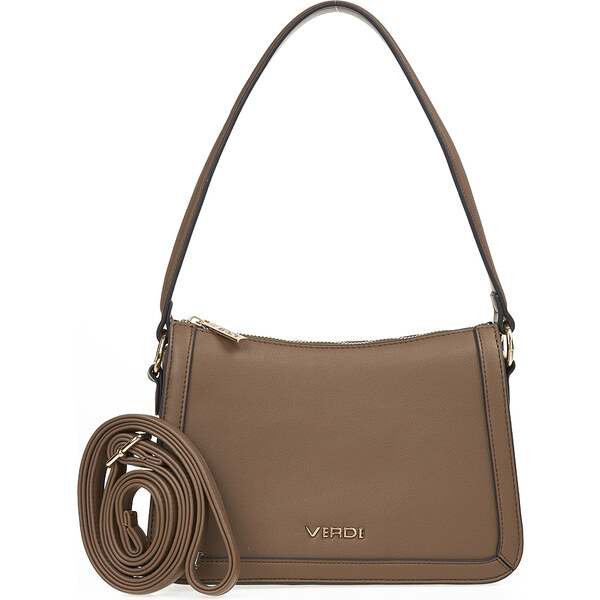Verde Dámska kabelka 16-7545 Taupe 66581267