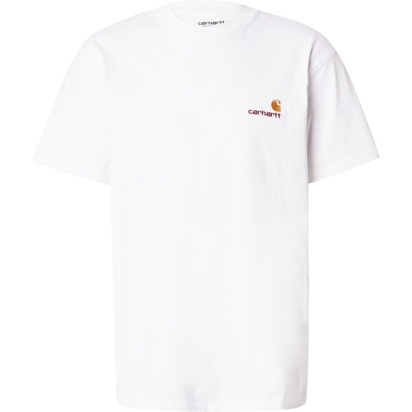 Carhartt WIP Tričko American zlatá / tmavočervená / biela 26849500