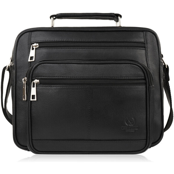 Paolo Peruzzi Pánska kožená taška cez rameno a do ruky T-126-BL | 59761330