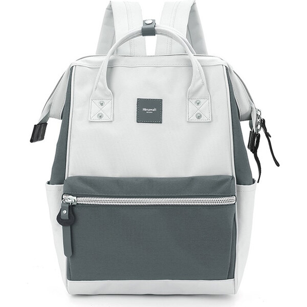 BASIC Sivý priestranný batoh na notebook Himawari s USB portom 1881-42 57113241