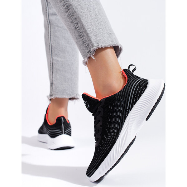 BASIC ČIERNE ŠPORTOVÉ TENISKY VB25937B/FU 30335550