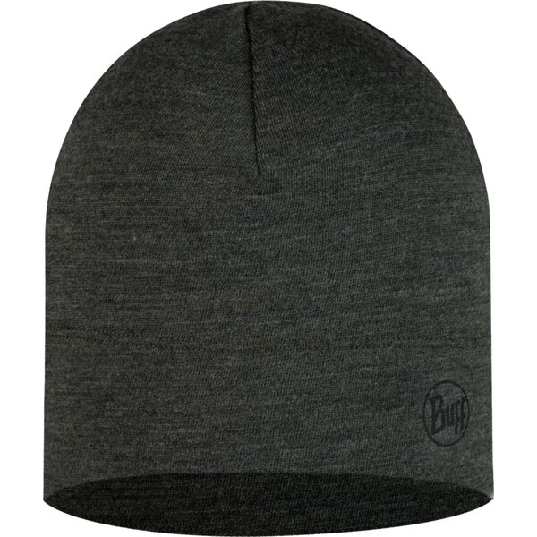 Tmavosivá športová čiapka Buff Merino Midweight Hat Beanie 11800684310 66171224