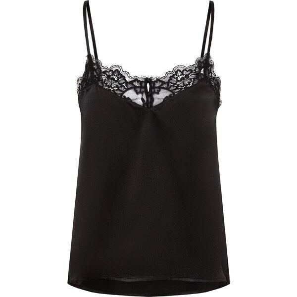 LASCANA Tričká na spanie čierna 60356989