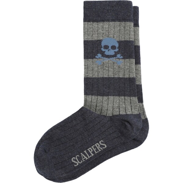 Scalpers Ponožky modrá / sivá / tmavosivá 60960659