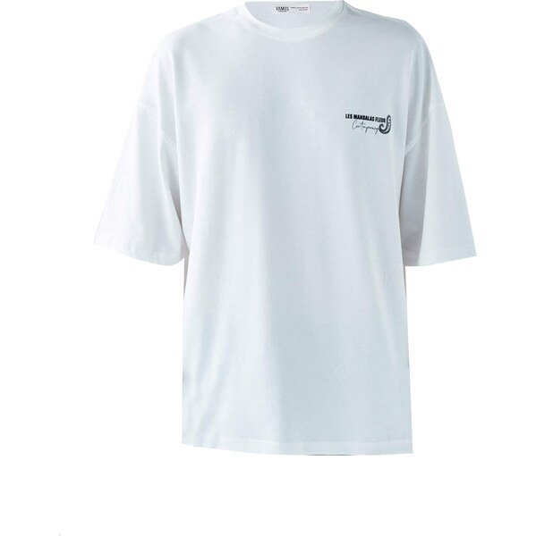 VAMOS CLO Tričko nebielená / čierna 60683864