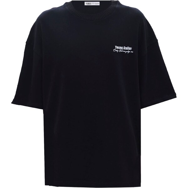 VAMOS CLO Tričko čierna / biela 60683865