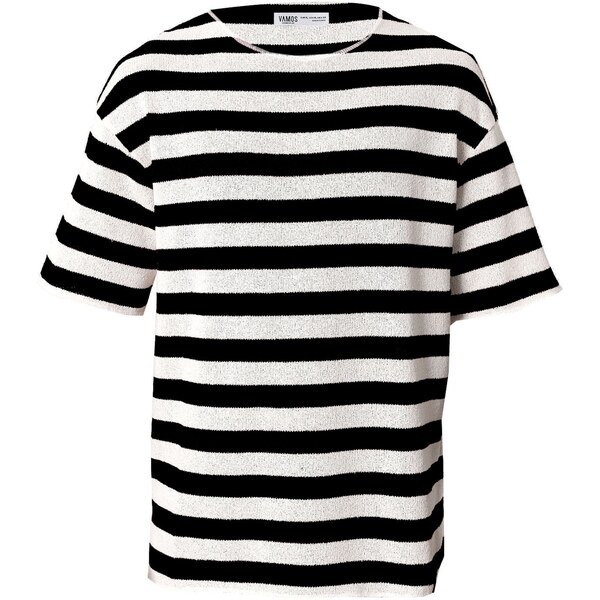VAMOS CLO Tričko čierna / biela 60683451