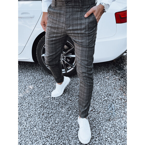 DStreet Pánske tmavosivé chino nohavice 54177950