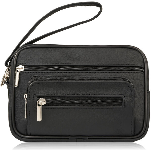 Abruzzo Pánske kožené etue klasické ABR-50 | čierna ABR-50 59787114