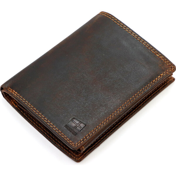 Nordee Kvalitná kožená pánska peňaženka hnedá (GPPN496) 62884919