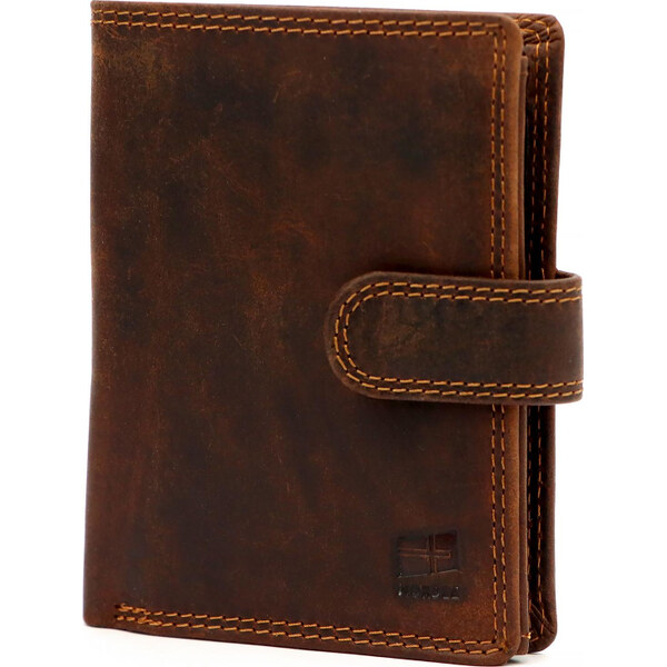 Pánska kožená peňaženka Nordee hnedá KZ54422 65766501