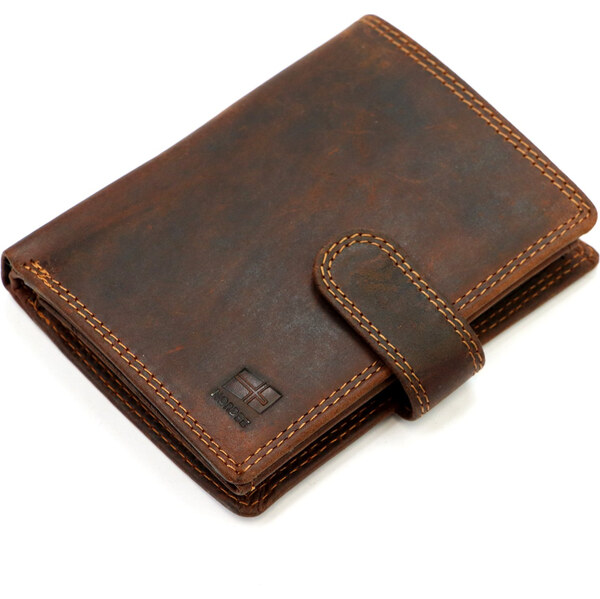 Nordee Kvalitná kožená pánska peňaženka hnedá (GPPN478) 62031982