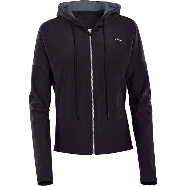 Winshape Športová bunda J008C čierna 62250047