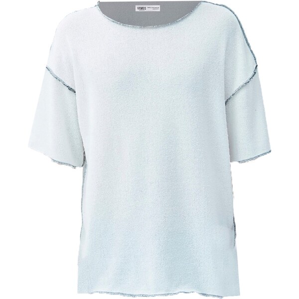 VAMOS CLO Tričko šedobiela 60683847