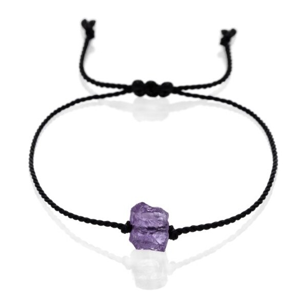 Dámsky náramok Ametyst - šnúrkový Trimakasi 59792129