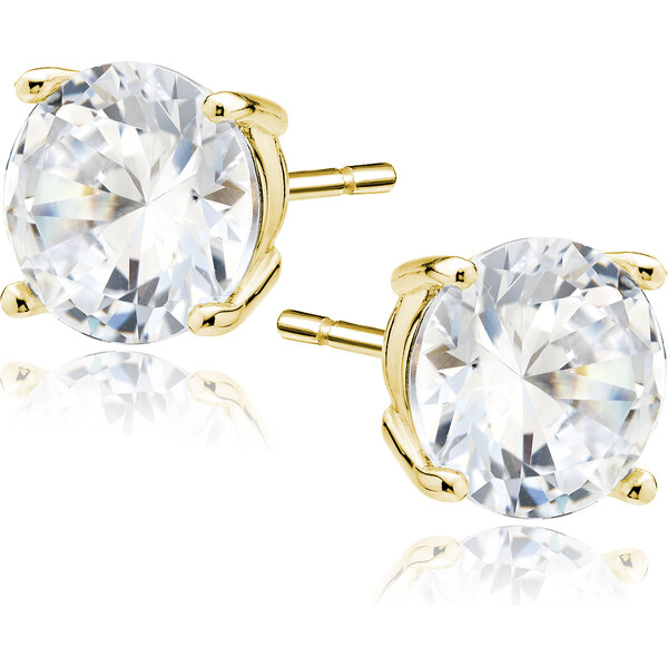 Olivie Strieborné náušnice 8mm GOLD 9201 59803582