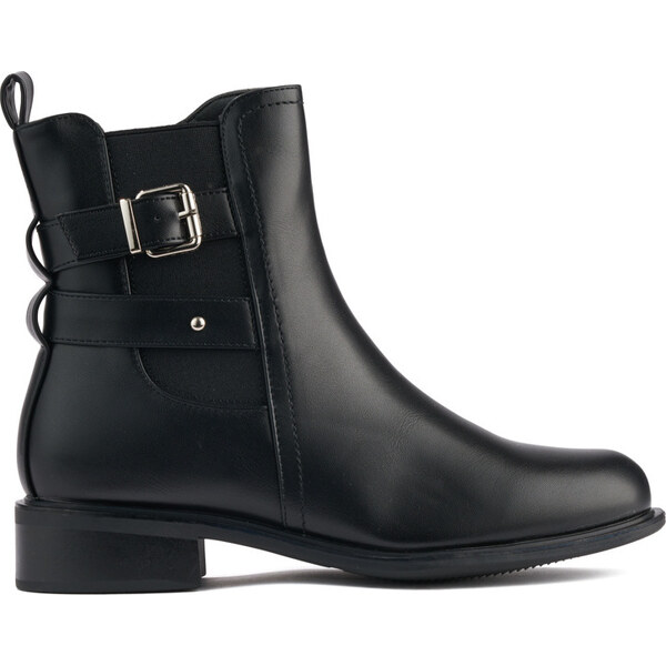 SHELOVET Čierne dámske členkové topánky XJ-620B 66148615