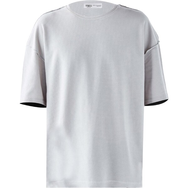 VAMOS CLO Tričko sivá / biela 60683600