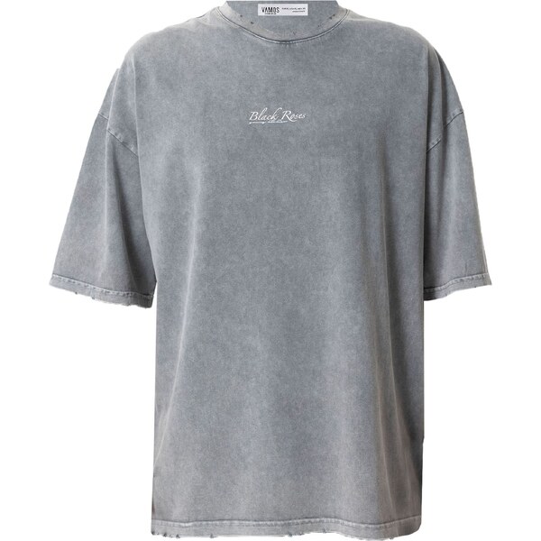 VAMOS CLO Tričko sivá / čierna / biela 60683587