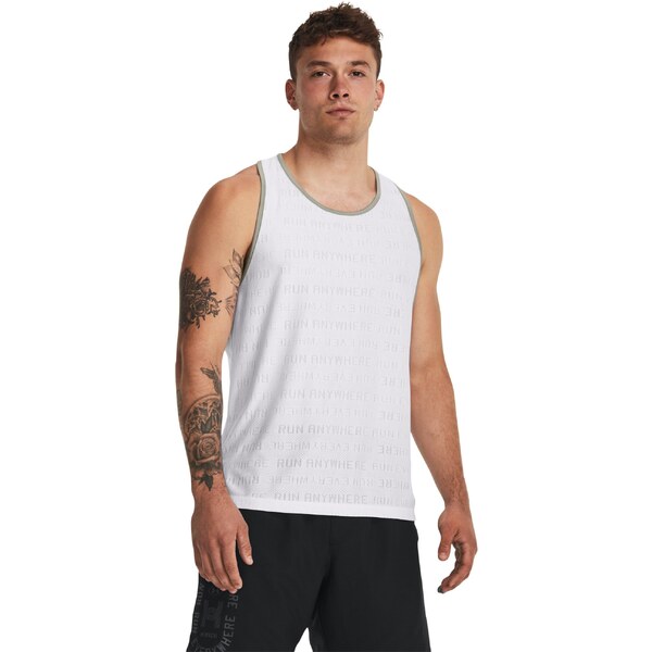 Mens running tank top Under Armour Run Everywhere Singlet 64783739