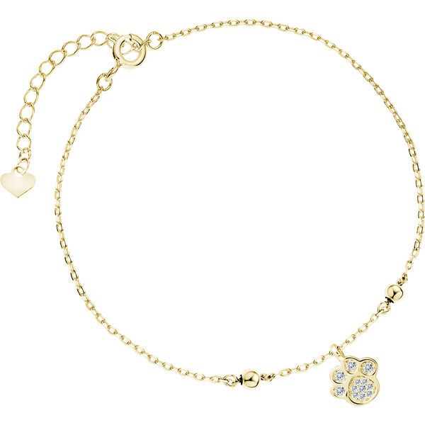 Olivie Strieborný náramok LABKA GOLD 4442 20287001