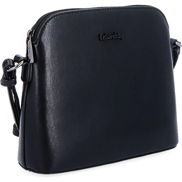 Kabelka zo syntetickej kože crossbody Le Sands čierna 7712 C 64020319