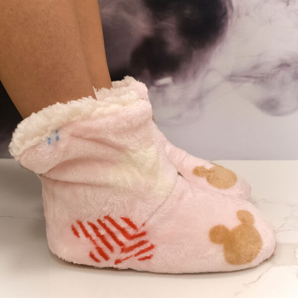 AURA.VIA Detské ružové plyšové ponožky Teddy Dreams 28-35 59808796