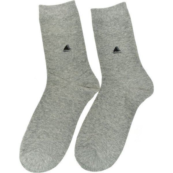 AURA.VIA UNI sivé bavlnené ponožky Sailor Comfort 59808800