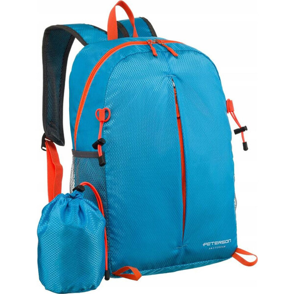 Peterson svetlotyrkysový turistický vodeodolný batoh PTN 23006 52671016