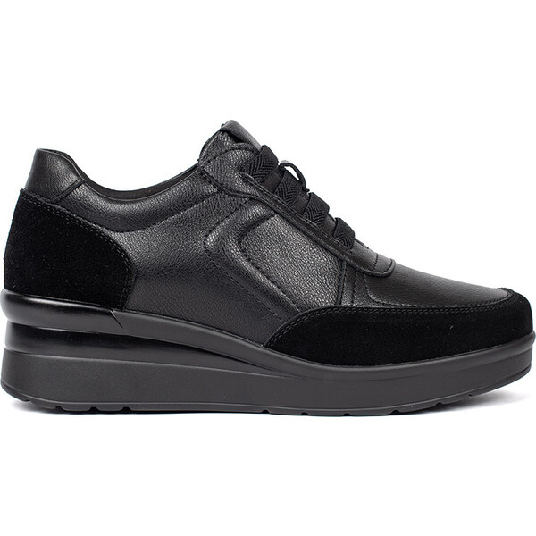 BASIC Čierne kožené dámske tenisky na kline Sergio Leone PB236-S-B 58151916