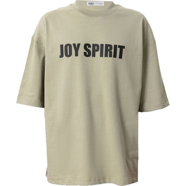 VAMOS CLO Tričko kaki / čierna 60683404