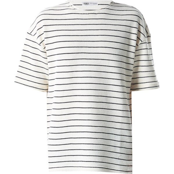 VAMOS CLO Tričko čierna / biela 60683762