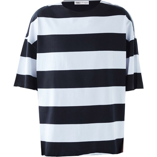 VAMOS CLO Tričko Philadelphia čierna / biela 60683783