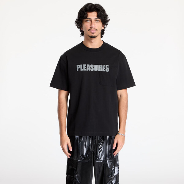 Tričko PLEASURES Impact Pocket Heavyweight Shirt Black M 59824757
