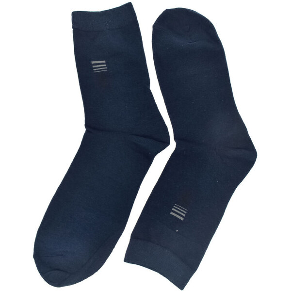 AURA.VIA Pánske bavlnené tmavomodré ponožky FL1922 59829666