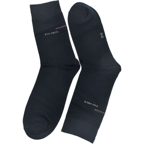 AURA.VIA Pánske bavlnené tmavomodré ponožky FX255 59829671