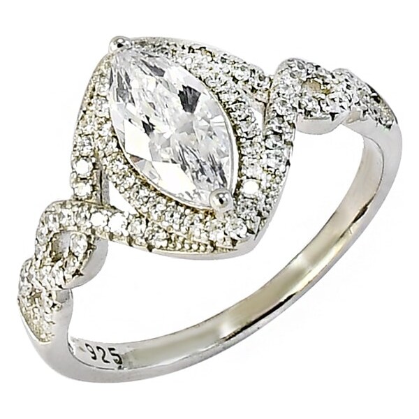 Strieborný prsteň Glare 601 59832109