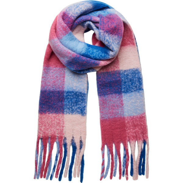 Pieces Dámsky šál PCBEA 17105951 Bellwether Blue 66591110