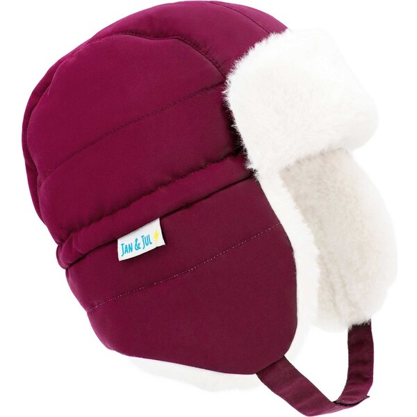 Detská zimná zateplená čiapka Jan&Jul - Wildberry 58445801