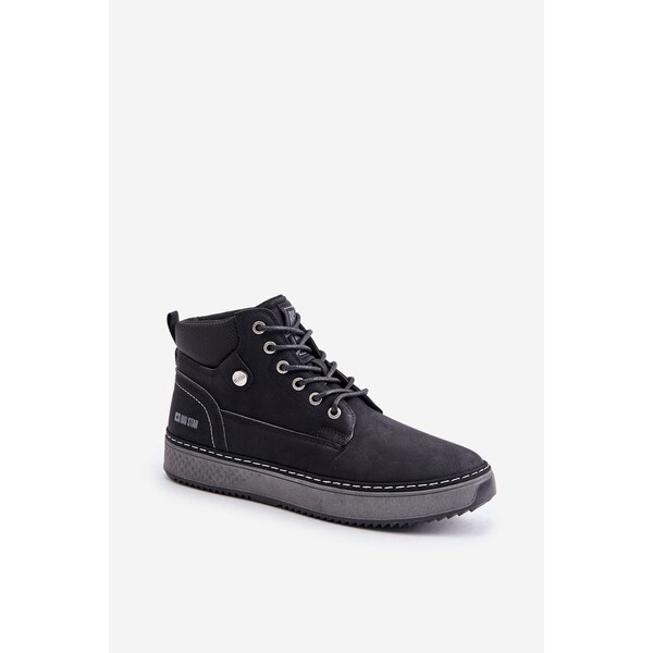 BIG STAR SHOES Lace-up mens ankle boots Big Star Hi-Poly System black 59906152