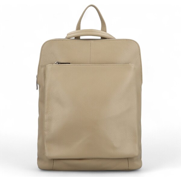 Delami Vera Pelle Dámsky kožený batôžtek/kabelka taupe - Delami Houtel 60175625