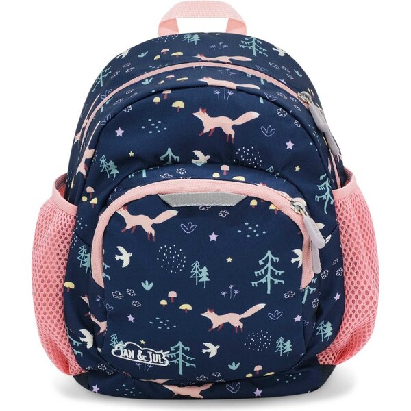 Detský mini batoh Jan&Jul- Navy Forest 58445815